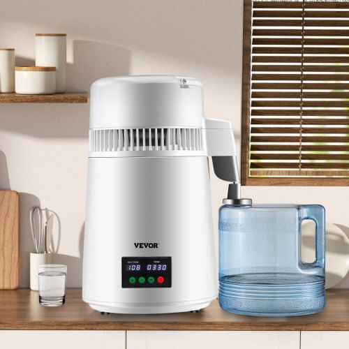 Vevor 4L Water Distiller with Time & Temperature Display White D1lh4l1lh220vy79gv2