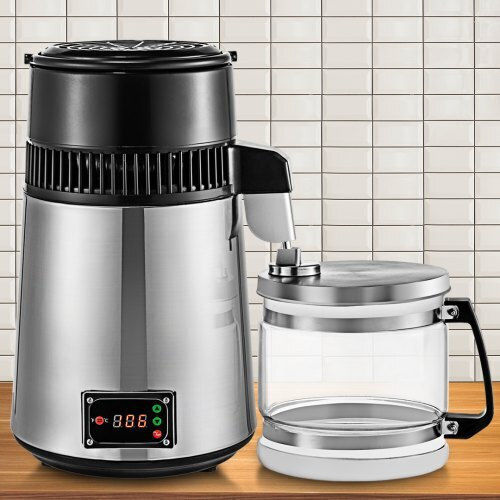 Vevor Water Distiller 750w 4l Adjustable Temperature Kitchen Zlsjsc-3bxglysdwkv2
