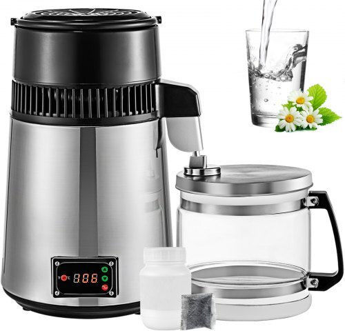 Vevor Water Distiller 750w 4l Adjustable Temperature Kitchen Zlsjsc-3bxglysdwkv2