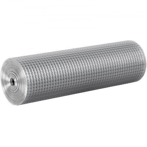 Vevor Σύρμα για Περίφραξη Κήπου Γαλβανιζέ 1.27x731.52εκ. Ασημί