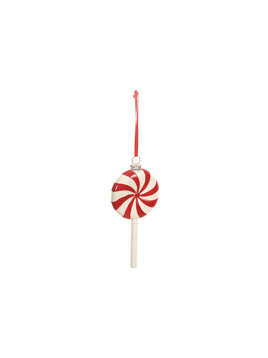 Hanging Ornament Candy Plastic Red 6.2x13cm