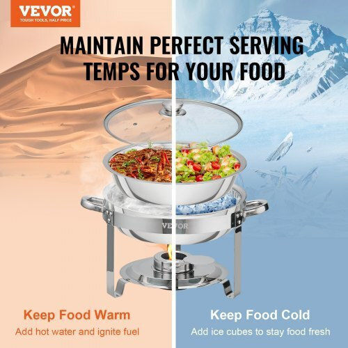 Vevor Aluminum Container Round (2pcs)