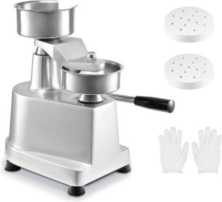 Vevor Professional Burger Press Machine 100mm/4" Stainless Steel Patty Press with 1000 Patty Papers