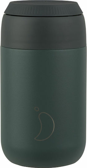 Chillys Thermos Coffee Cup Series 2 Pine Green 340ml