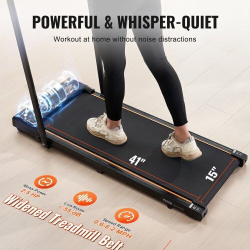 Vevor WalkingPad Ηλεκτρικός Αναδιπλούμενος Διάδρομος Γυμναστικής για Χρήστη έως 120kg