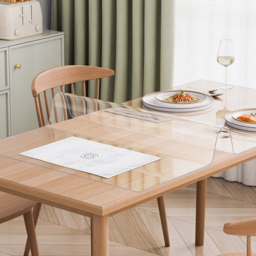 Transparent Table Protector Vevor 14x24" 1.5mm Zfxpvczb14x2y0cq0v0 Transparent Table Protector Vevor 14x24" 1.5mm Zfxpvczb14x2y0cq0v0