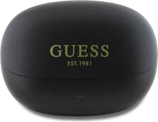 Guess Printed Logo In-ear Bluetooth Handsfree Earphones Black