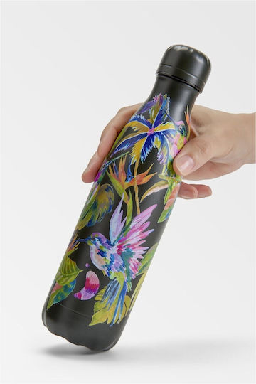 Chilly's Seria Tropical Sticlă Termos Oțel Inoxidabil Fără BPA 500ml Tropical Midnight Jungle