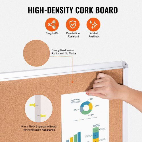 Vevor Cork Notice Board 91.44x60.96cm