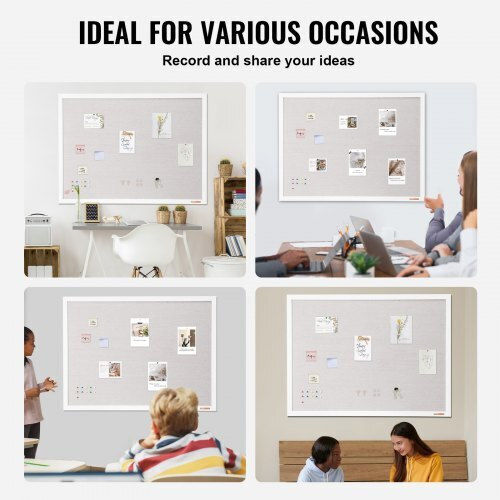Vevor Cork Notice Board 121.92x91.44cm