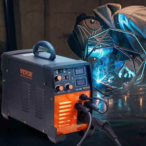 Vevor Ηλεκτροκόλληση Inverter MIG / TIG / MMA / FCAW με Μέγιστο Ρεύμα Συγκόλλησης 250A