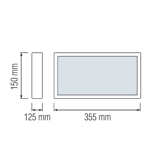 Horoz Electric Reîncărcabil LED Lumină de siguranță pentru ieșire cu Alimentare cu baterie 1buc