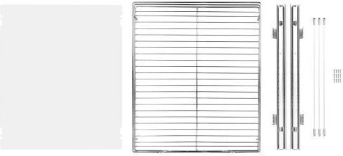 Vevor Sliding Cabinet Organizer 17"x21" Heavy-Duty Chrome-Plated Steel Kitchen Bathroom Sink Hg117w21d315hvzfiv0