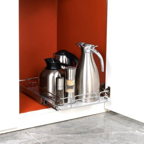 Vevor Raft Pentru Dulap Inox 27.94x53.34cm Argintiu
