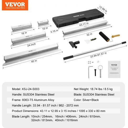 Vevor Σπάτουλα Γυψοσανίδας Inox 80mm DBSNZGDTZB5P39Z0LV0