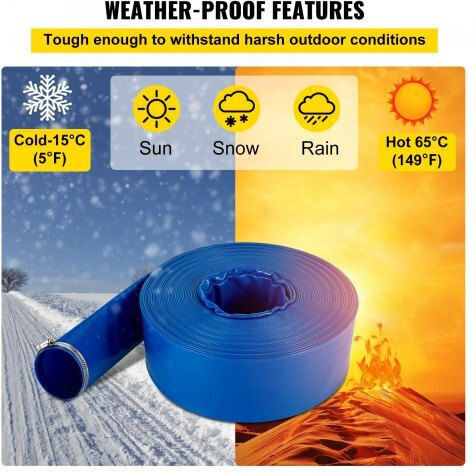 Vevor YCFCXR1.5X1001SMXV0 Irrigation Hose Φ60 32m