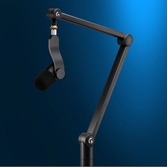 Logitech Yeticaster Gx Dynamic Rgb Gaming Mic Δυναμικό Μικρόφωνο USB Clip On για Φωνητικά σε Μπλε Χρώμα