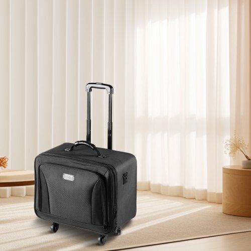 Vevor Fabric Cosmetic Case Black H38xW48xD26cm