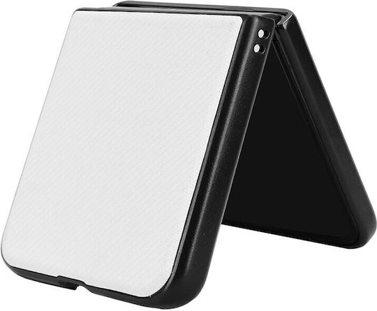 Carbon Fiber Book Plastic White (Xiaomi Mix Flip)