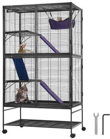 Kleintierkäfig 4 Ebenen Räder Vevor 164,1 cm Jsxdl362463irpizqv0