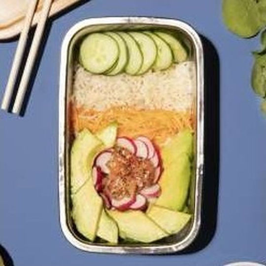 Yoko Design Lunchbox Isolierte Lunchbox Inox Silber 1000ml 1Stück