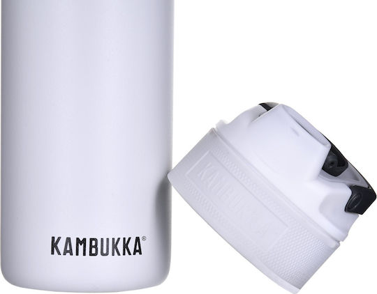 Kambukka Elton Insulated Μπουκάλι Θερμός Ανοξείδωτο 600ml Chalk White