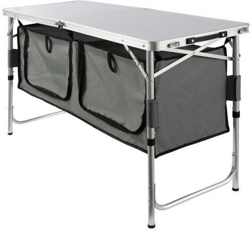 Vevor Metallic Cupboard for Camping Folding in Case 120x47x70cm White