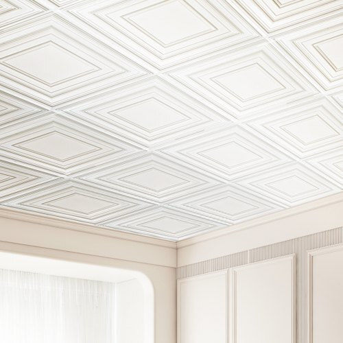 Vevor Плочка За под На закрито Матов 60.96x60.96см White