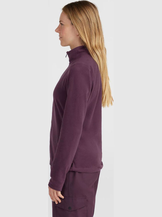 Damen Sweatshirtjacke Plum