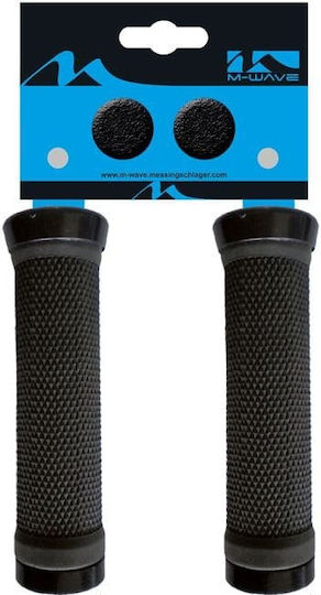 M-Wave Cloud 410480 Bicycle Handlebar Grips in Black Color