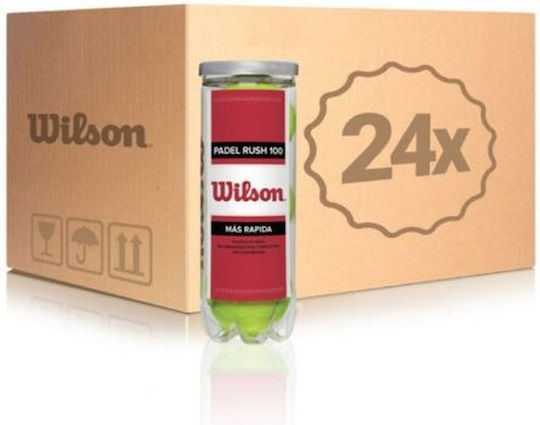 Wilson Padel Rush 100 Tennisbälle Tennis Praxis 3Stück