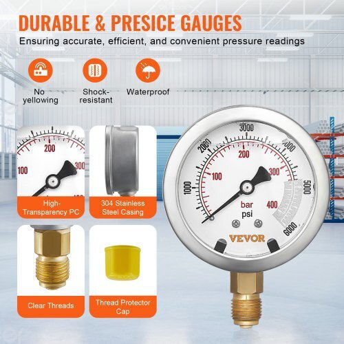 Vevor Hydraulic Test Set Excavators 3 Manometers 9 Connections 3 Hoses Jxybz3t9g000xhz9iv0