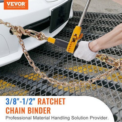 Vevor Chain Binders 2pcs 3/8"-1/2" 12000 Lbs Anti-Slip Handle Trucks