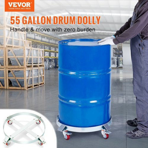 Vevor Transport Trolley for Weight Load up to 454kg Silver