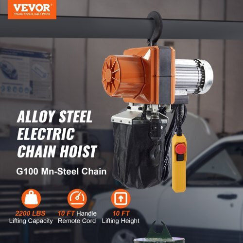 Електрически верижен телфер Vevor 1000 кг 3м еднофазен Ddhlhlcs25mdfzhudv2