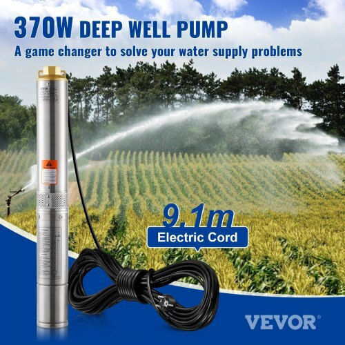 Vevor Single-phase Pump Drilling 0.49hp S220V370W64MHV3XQV2