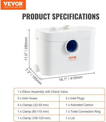 Vevor Submersible Pump Motor 0.93hp MTJZBXWG700WGEDLDV2