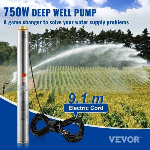 Vevor Single-phase Pump Drilling 1hp S220V750W84MHRC8YV2