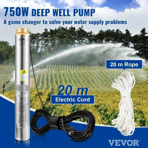 Vevor Single-phase Pump Well 750W SJQSBNZOC750WOAH0V2