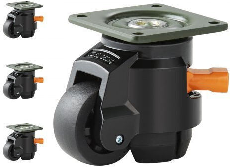 Vevor Rubber Rotating Wheel 25mm