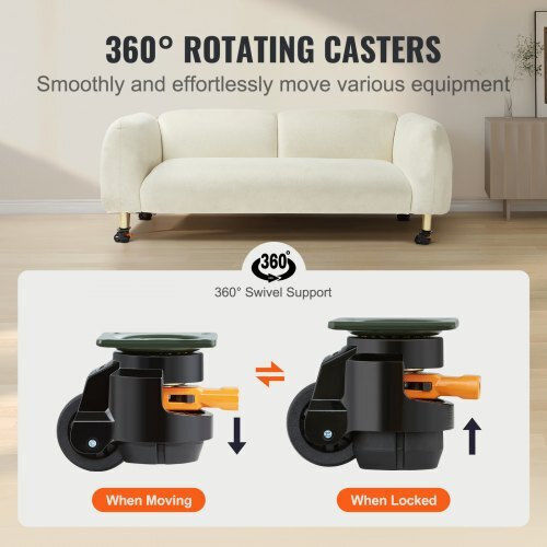 Vevor Rubber Rotating Wheel 25mm