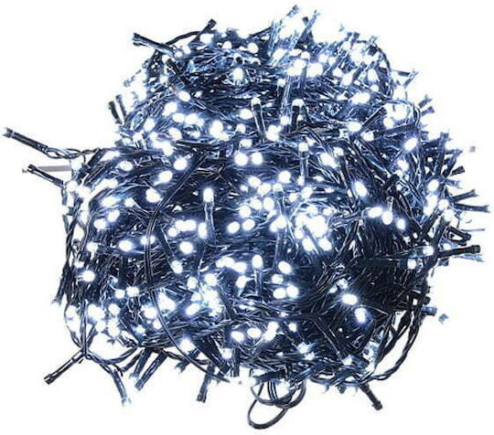 240 Lichterketten LED 20m. Kaltes Weiß in Zeichenfolge 1Stück