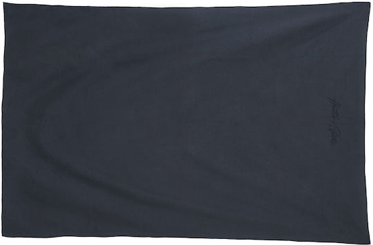 H&S Πετσέτα Microfiber Σώματος 190gr/m² Μαύρη 100x150εκ.