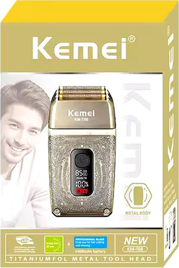 Kemei KM-T88 Foil Electric Shaver Face / Body Rechargeable