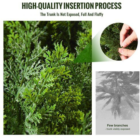 Set of 2 Artificial Cedar Trees 5' Vevor Indoor Outdoor Decoration UV Xsrgxjs60ycavomhcv0