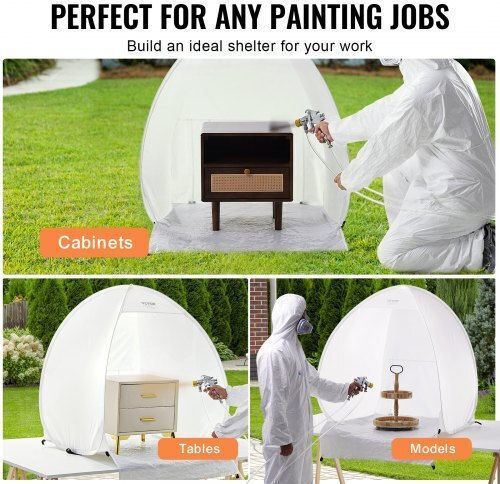 Portable Paint Booth Vevor 40x35x40 cm Bxspq403540in6ezvv0