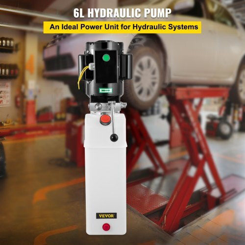Vevor 6L Hydraulic Car Lift Pump 220V 50Hz 1PH 2750 PSI QCJSQSLK000000001V0