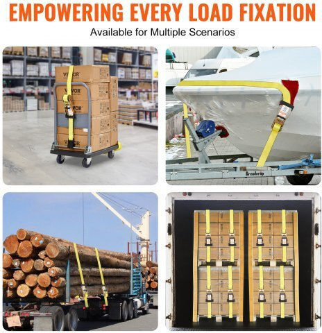 Δέστρες Vevor Ratchet 10 Τεμ 10000 Lb 2" X 30' Μεταφορές & Ασφάλιση Φορτίου Pgjldpg2x30107b63v0