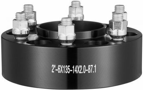 Vevor Wheel Spacers 6x5.3" 6 Lug 4 Pcs Black Lssflp2yc6x5cpxdcv0
