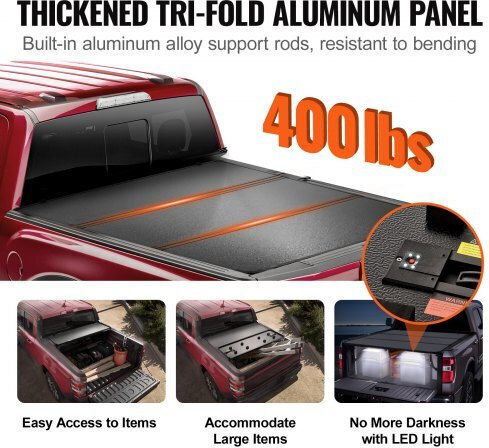 Κάλυμμα Καρότσας Vevor Tri-fold Toyota Tacoma 2016-2023 Zdskchbxgzdsu74s1v9